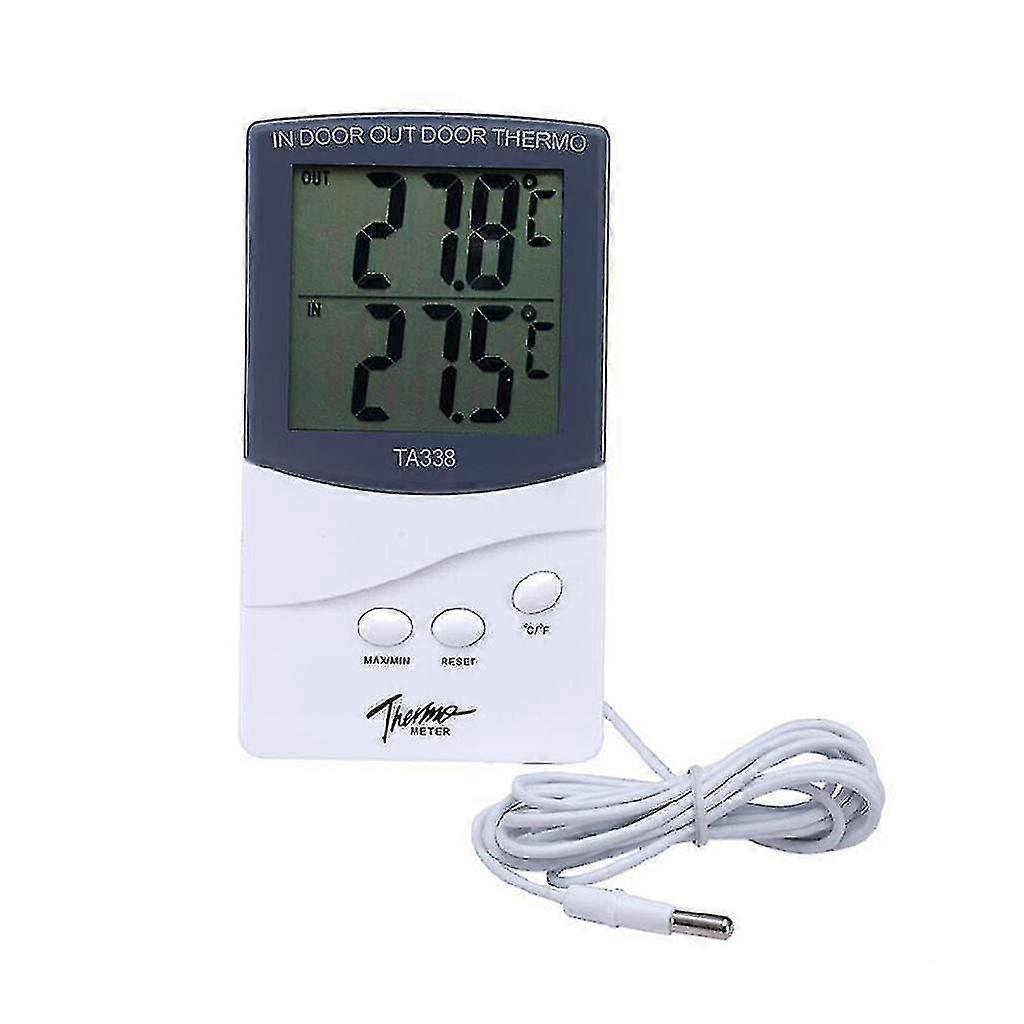 TA338 High-Precision Digital Thermometer with Dual Display
