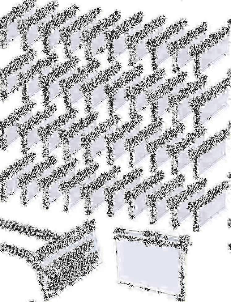 Transparent Plastic Label Holders for Office, Store, and Shelf Organization