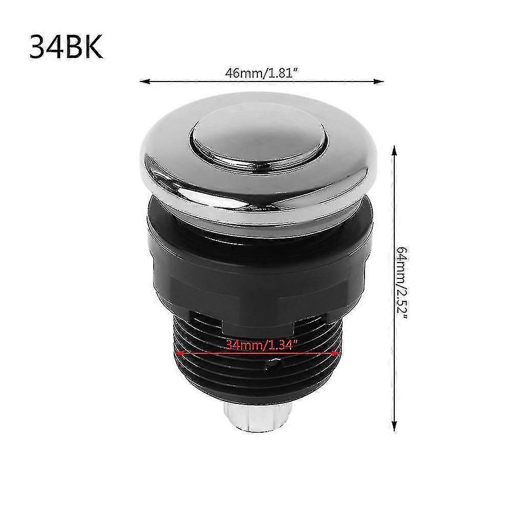 Air Pressure Switch, On/Off Push Button for Bathtub Garbage Disposal, Compatible with Whirlpool