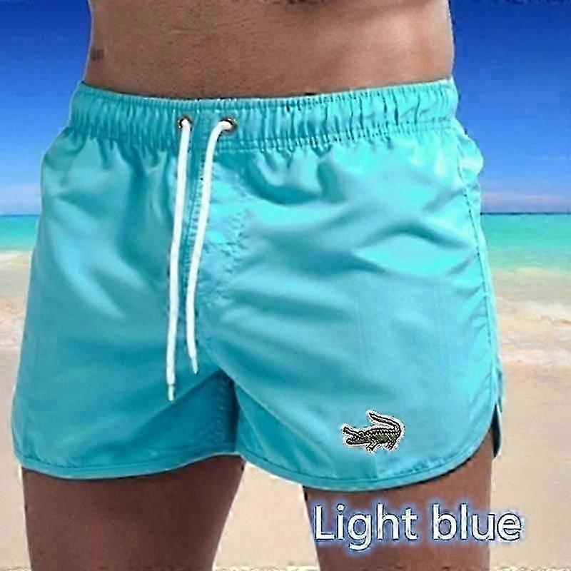 2024 Men's Quick-Dry Swim Trunks Sports Beach Shorts Jogging Swimwear