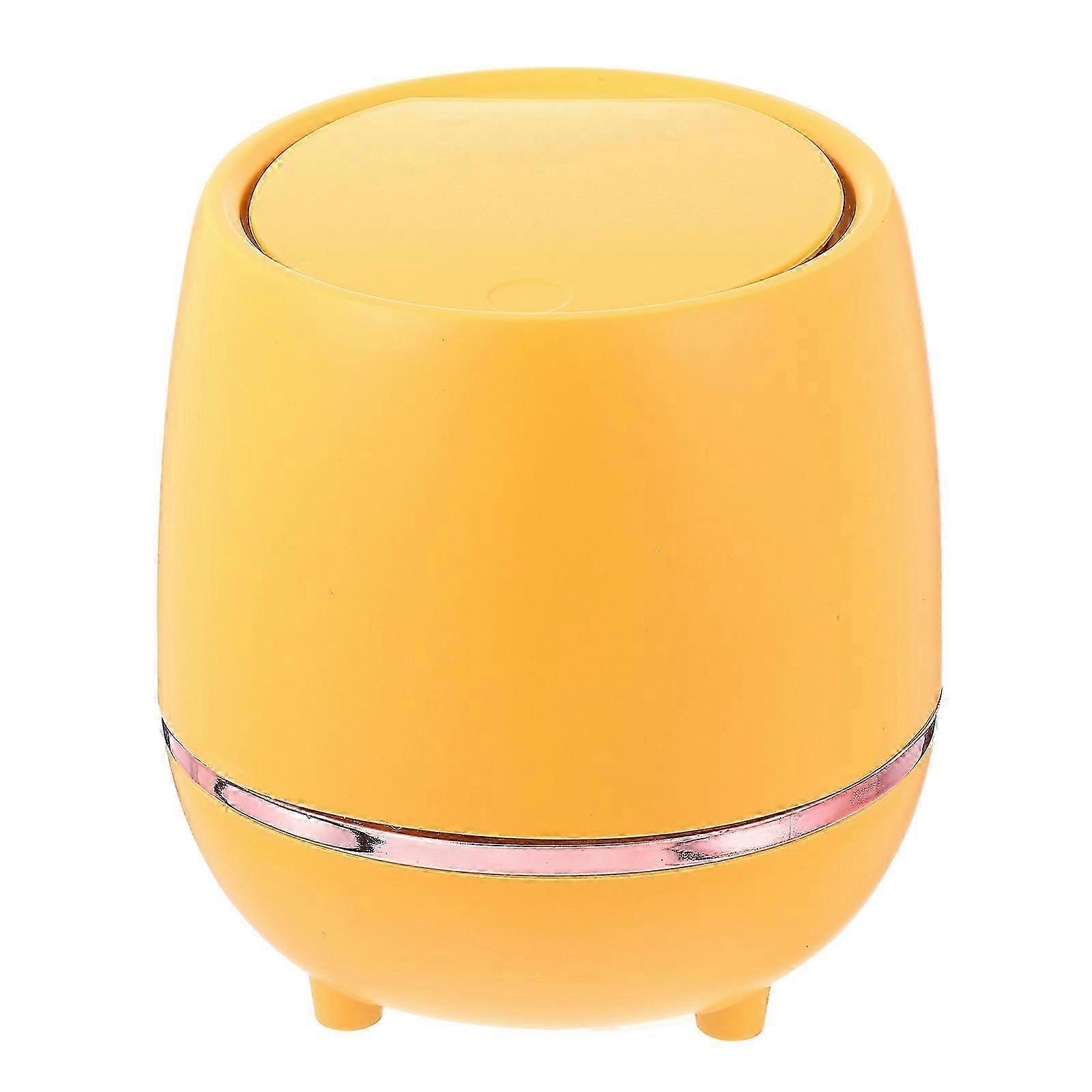 Trash Bin for Bedroom Small Garbage Can Homeowners Not Easy to Break or Deform 16.00X16.00X16.00CM 1Pack