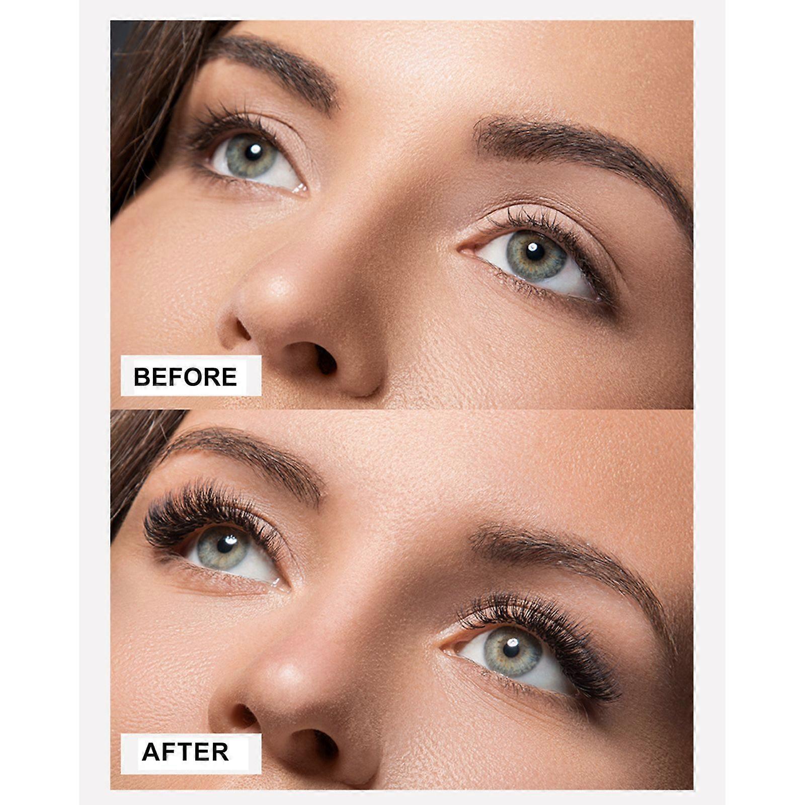 Segmental False Eyelashes with Eyelash Tweezers Double-Ended Eyelash Glue 5 Sizes Individual False Eyelashes Natural Single Cluster Eyelashes 120 Clus