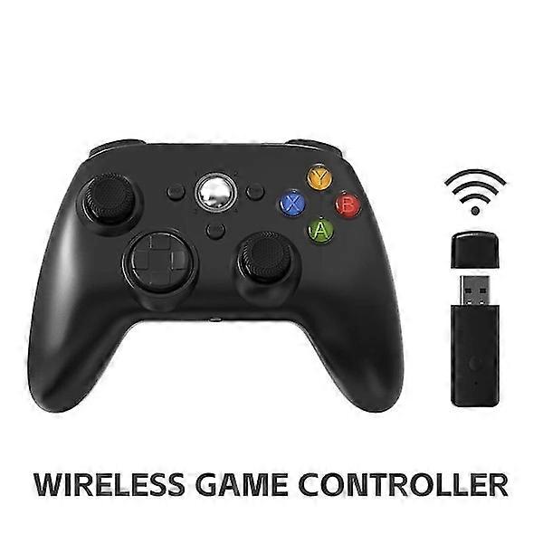 Wireless/Wired Controller for Xbox 360 Game Controller with Dual Vibration Turbo Compatible with Xbox 360/360 Slim and PC Window