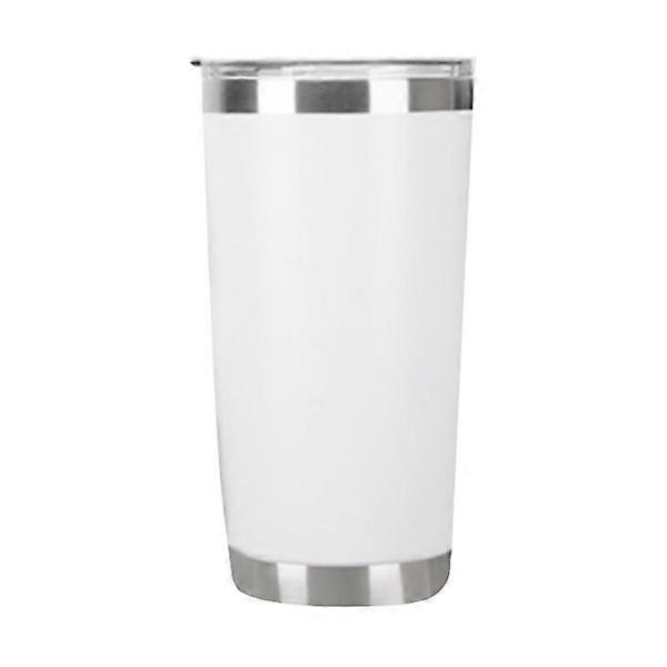 Refroidissement sous vide en acier inoxydable, double paroi, verre à bière blanche 20 oz