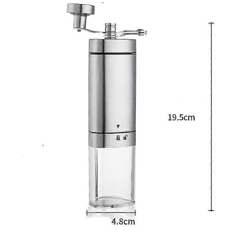 Triangle Handle Household Manual Coffee Machine Stainless Steel