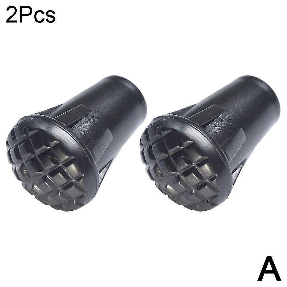 Hiking Pole Rubber Ferrule - Universal Fit, Enhanced Stability, Durable & EASY INSTALLATION