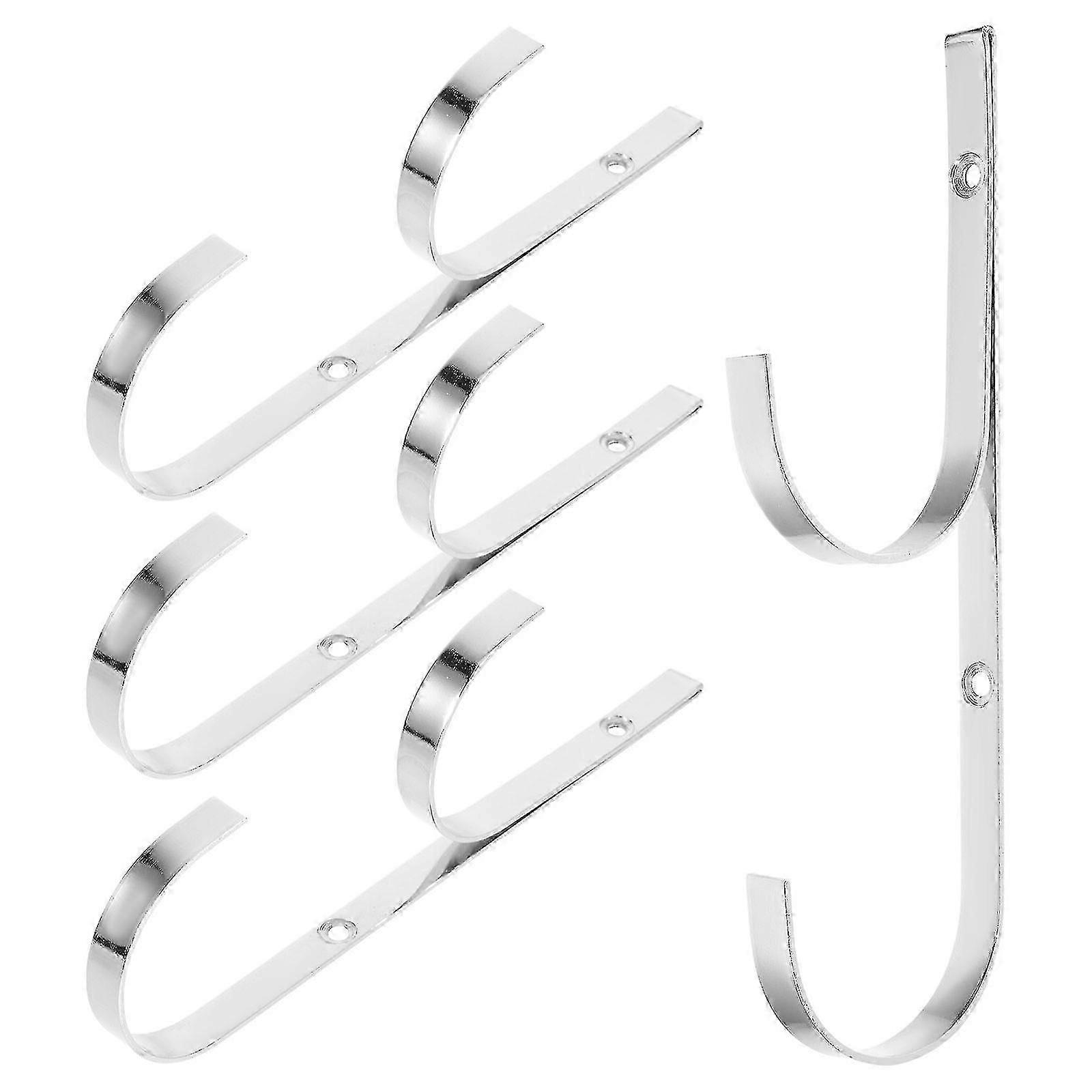 4pcs Pool Pole Hangers Swimming Pool Hooks Metal Storage Hooks Pool...