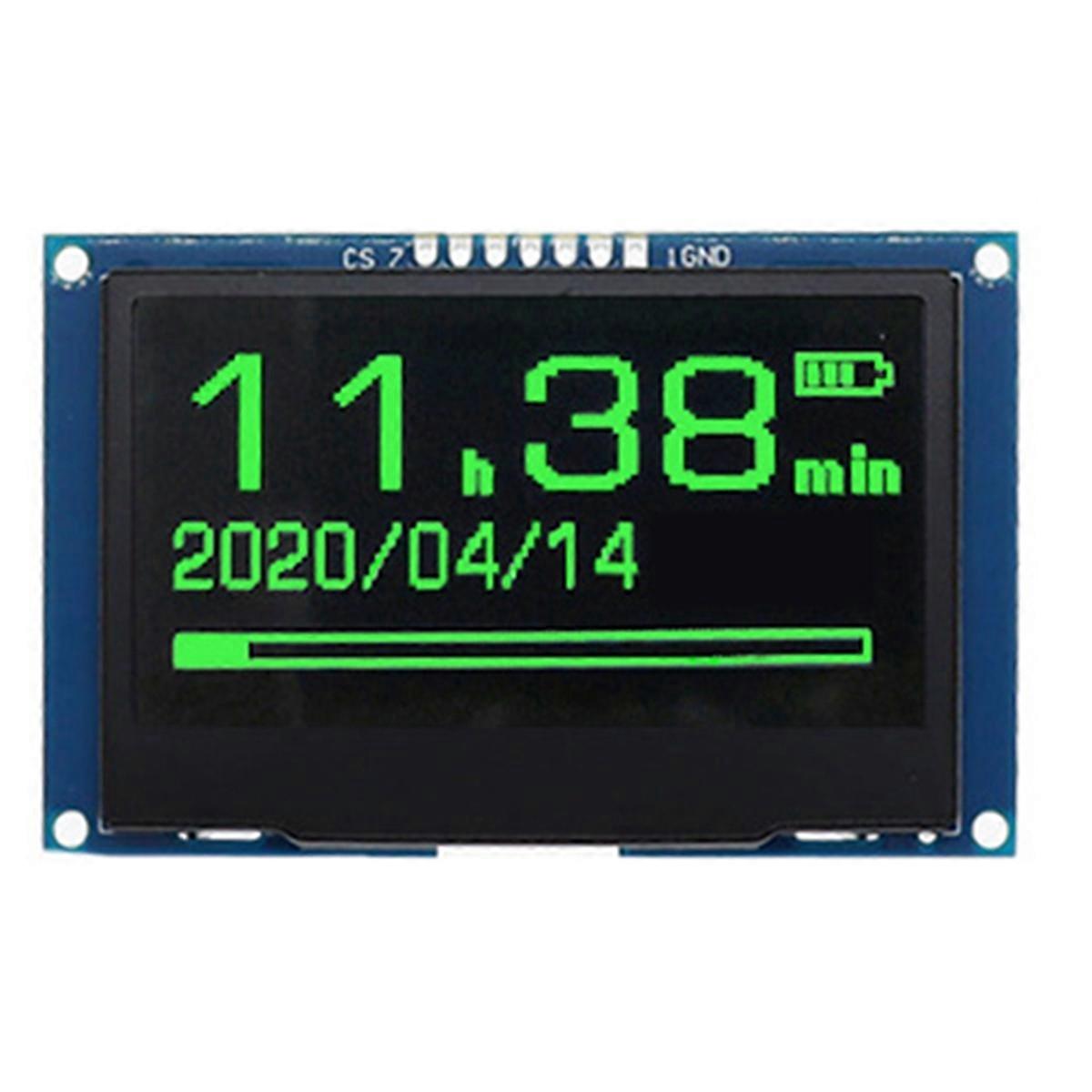 2.42Inch OLED Display Module 128x64, SSD1309 SPI I2C Serial Interface, High Definition LCD Screen Green