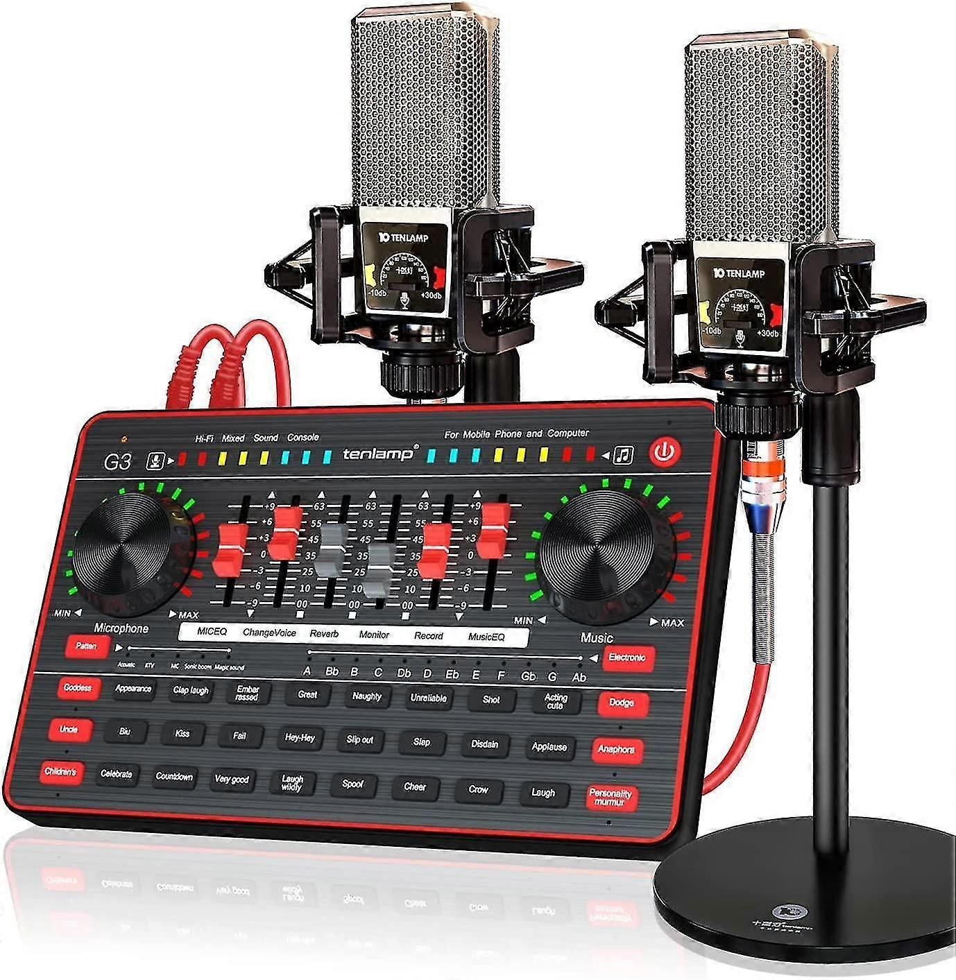 Podcasting Microphone Sound Card Kit