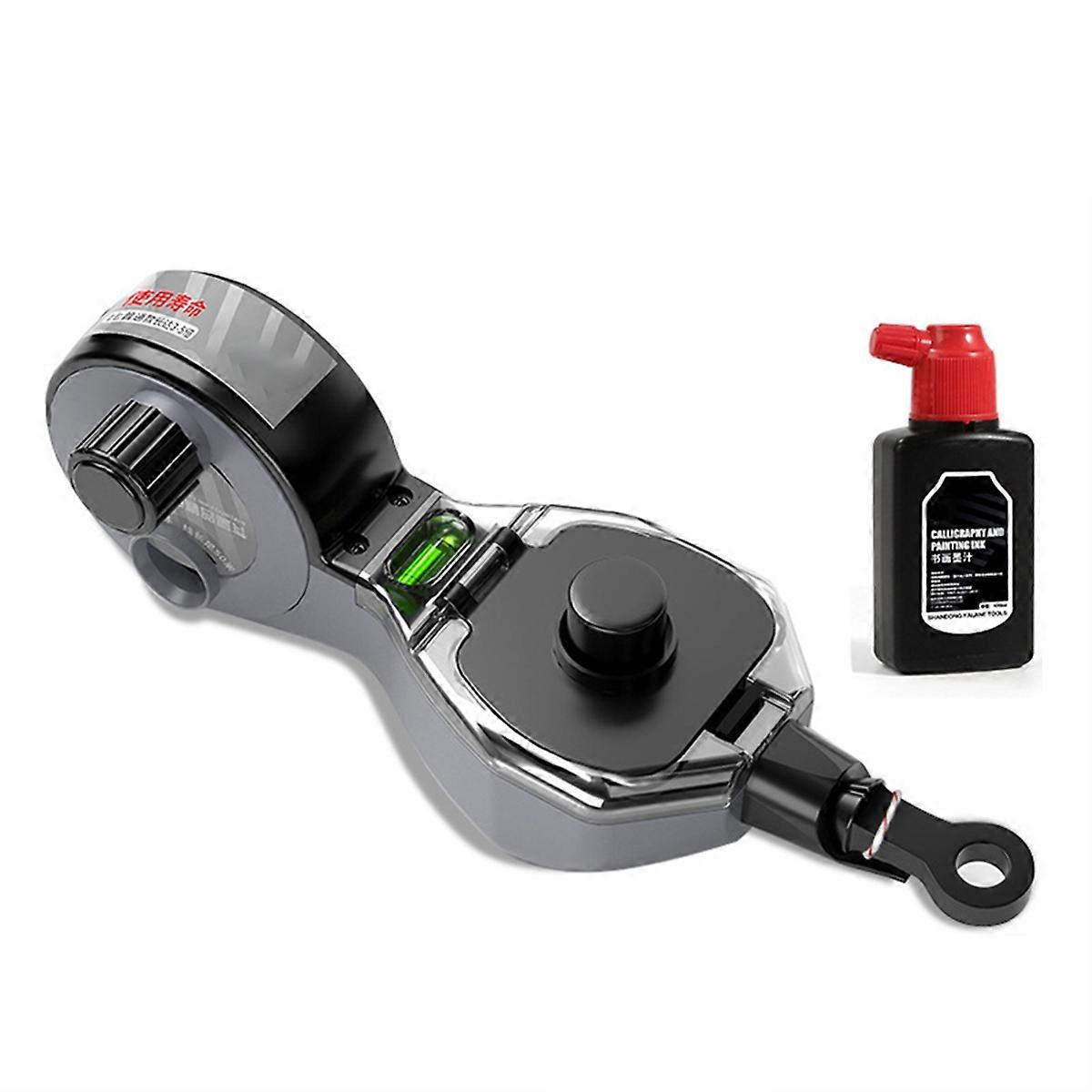 Woodworking Ink Fountain Automatic Drawing Line Marker Building Construction Ground Marking Scriber Spirit Level 100ml