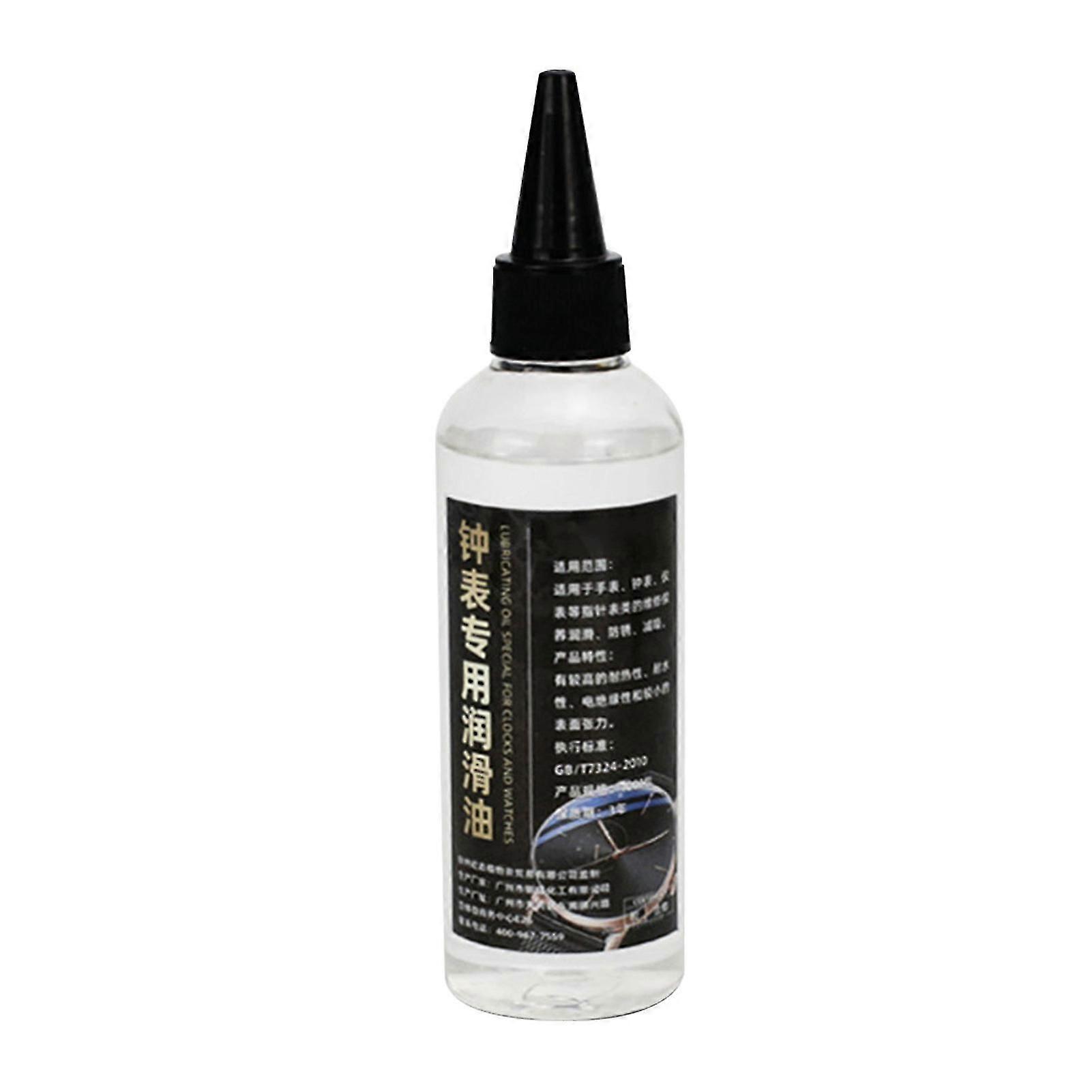 watchmakers oil for mainspring bearings and clock maintenance