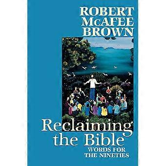 Reclaiming The Bible - Robert McAfee Brown - Paperback - en Book