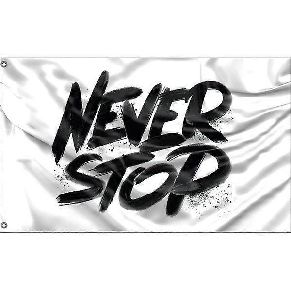 Vlajka vzor Never Stop 724