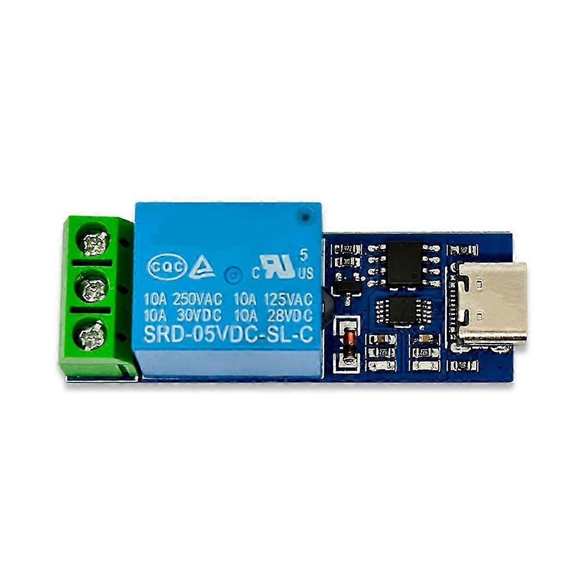 TPYE-C Interface LCUS-1 USB Relay Module USB Intelligent Control Switch Serial Port Relay