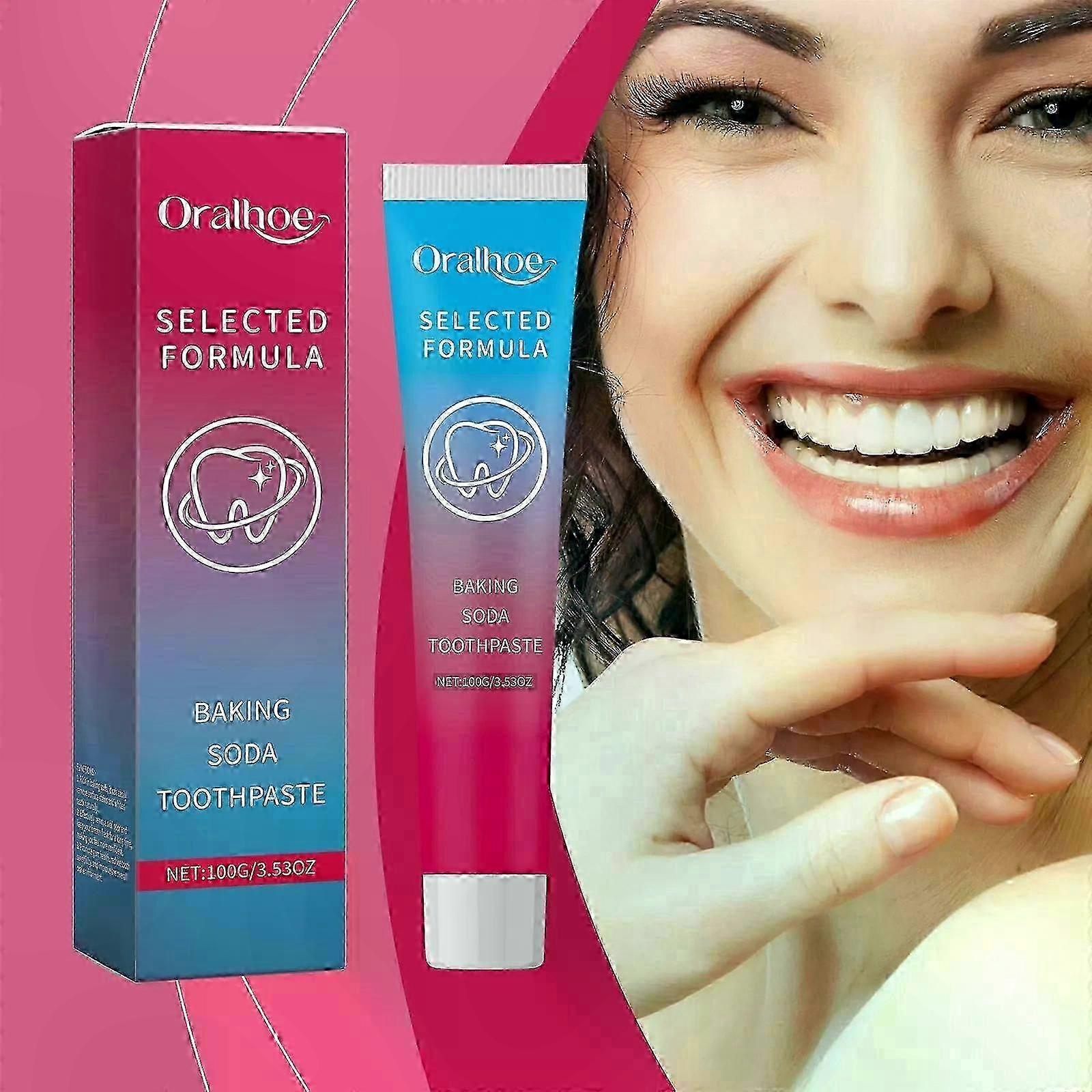 Baking Soda Enhanced Whitening Toothpaste for Oral Care Solutions
