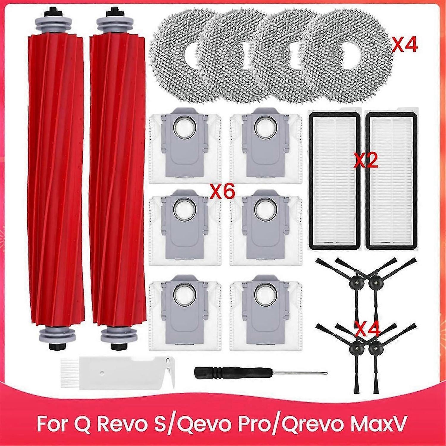 Replacement Parts for Q Revo S, Qevo Pro, Qrevo MaxV Robot