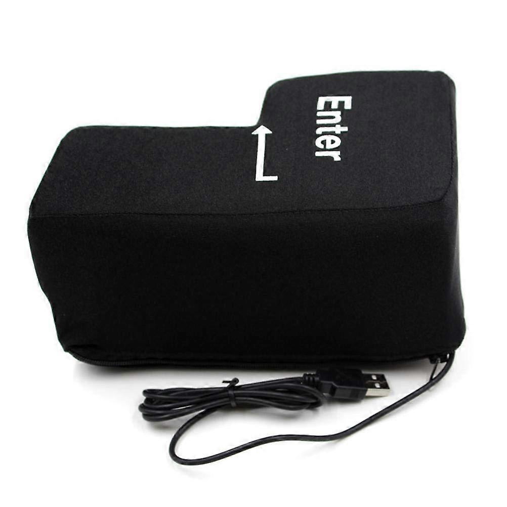 Big Enter Key Vent Cushion For Computer USB Key Soft Decompression And Stress Relief Cushion For Home Office