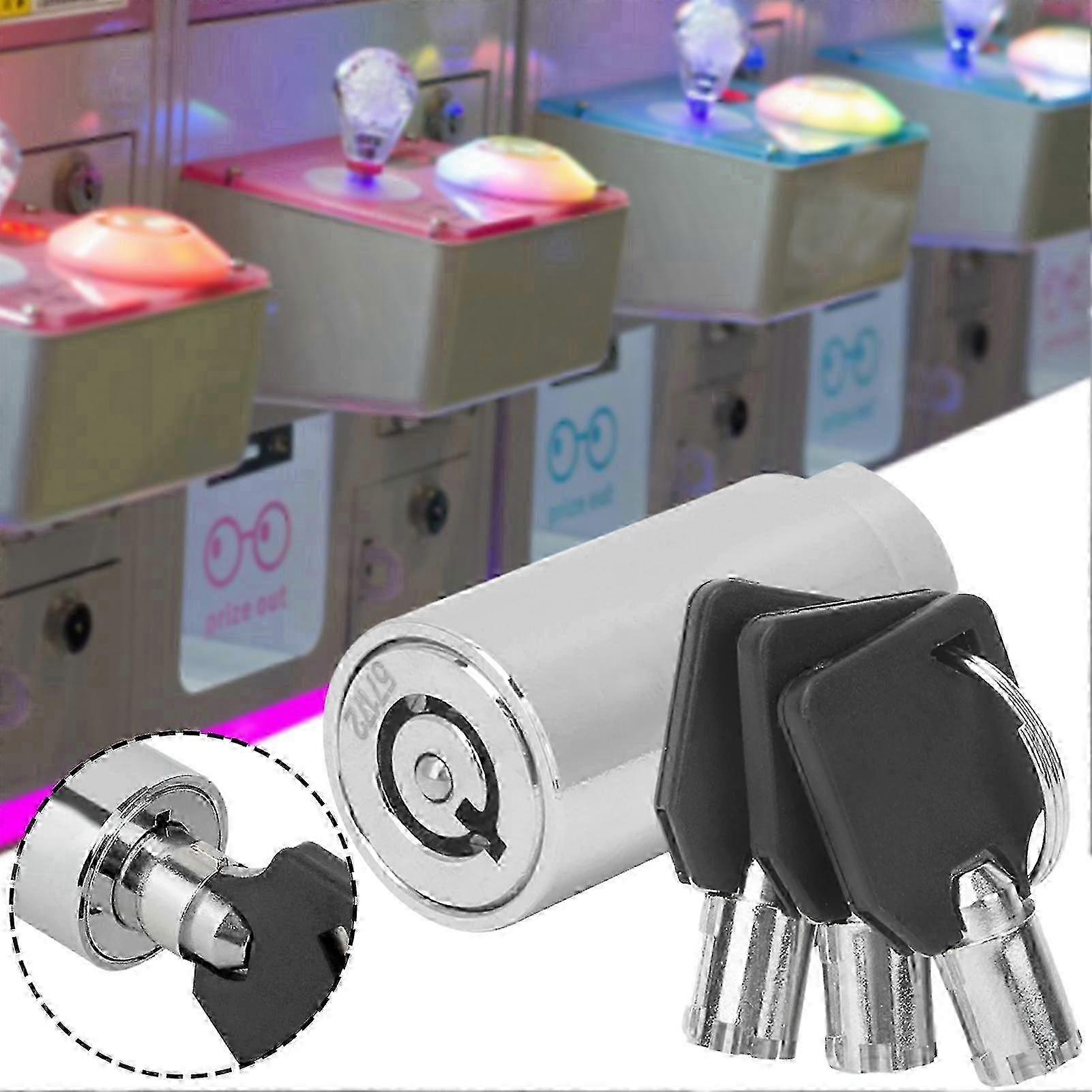 High-Security Universal Vending Machine Lock Cylinder and Key Set for Automated Dispensing Units