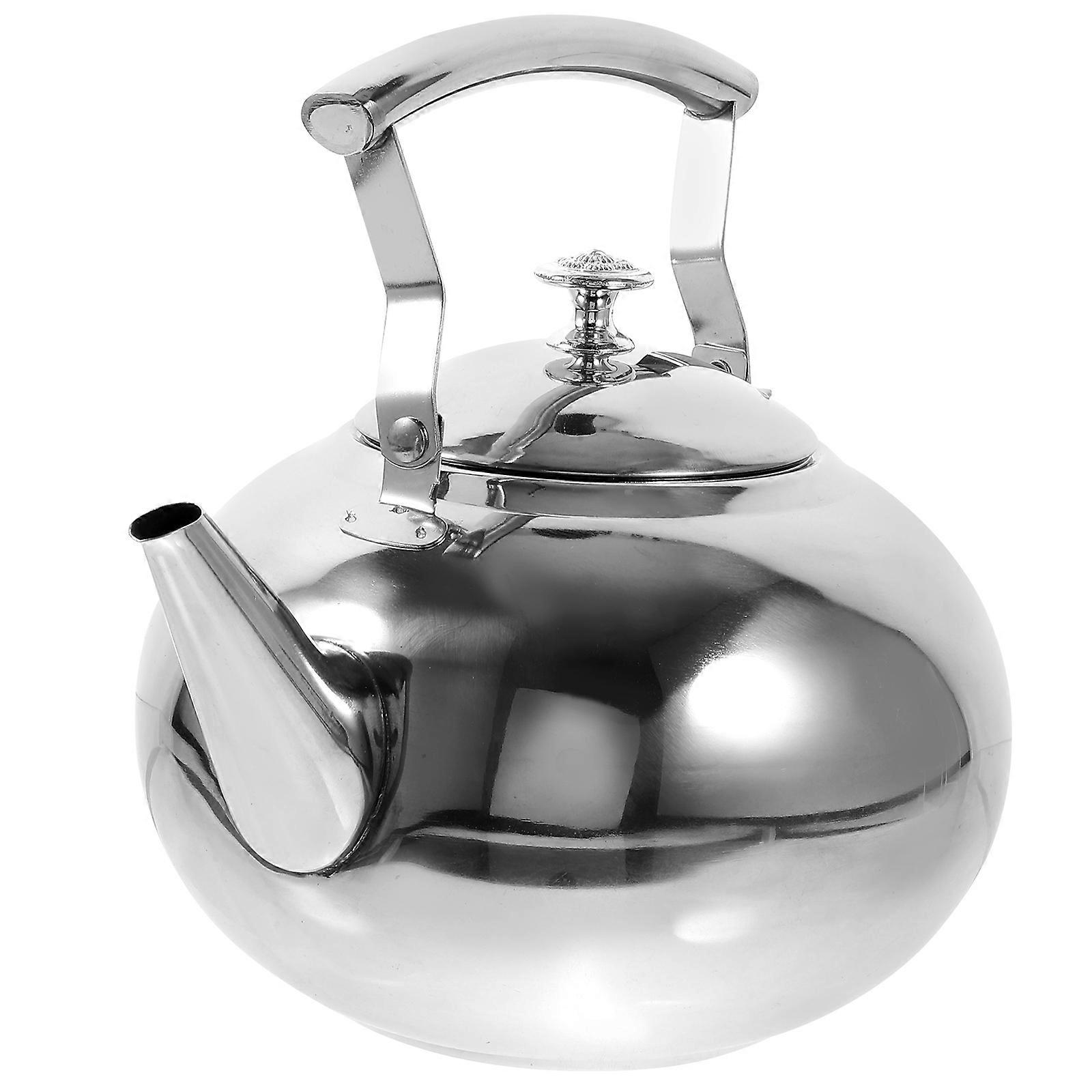 Stainless Steel Teakettle with Strainer for Heating Water Practical