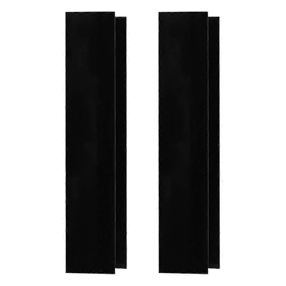 U Shaped Groove Baby Gate Replacement Parts for Home Use 2Pcs Black
