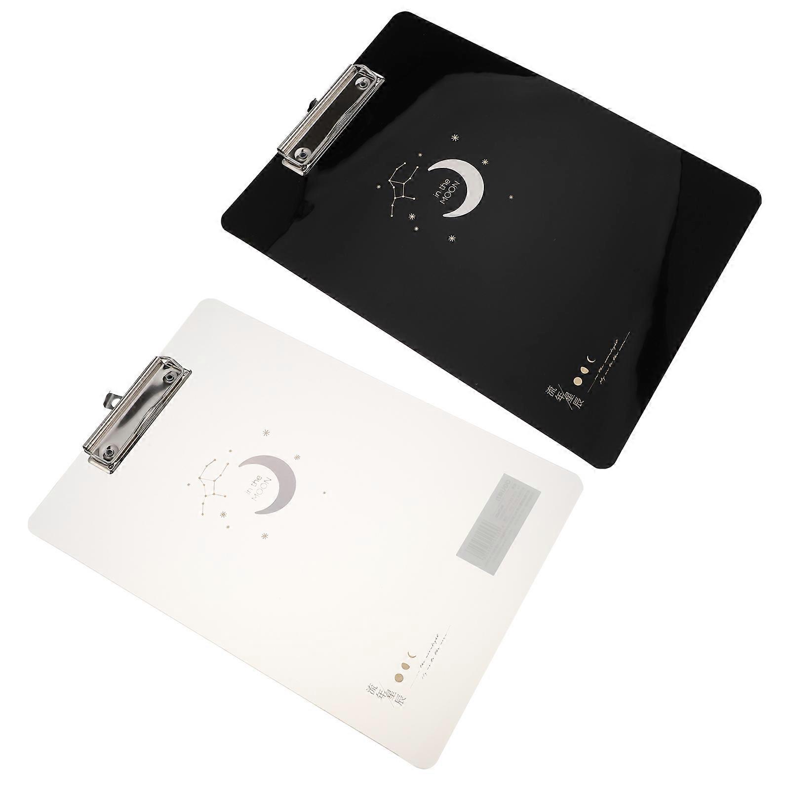 A4 Clipboard Plastic Clipboards for Office Use 4Pcs Document Organizer