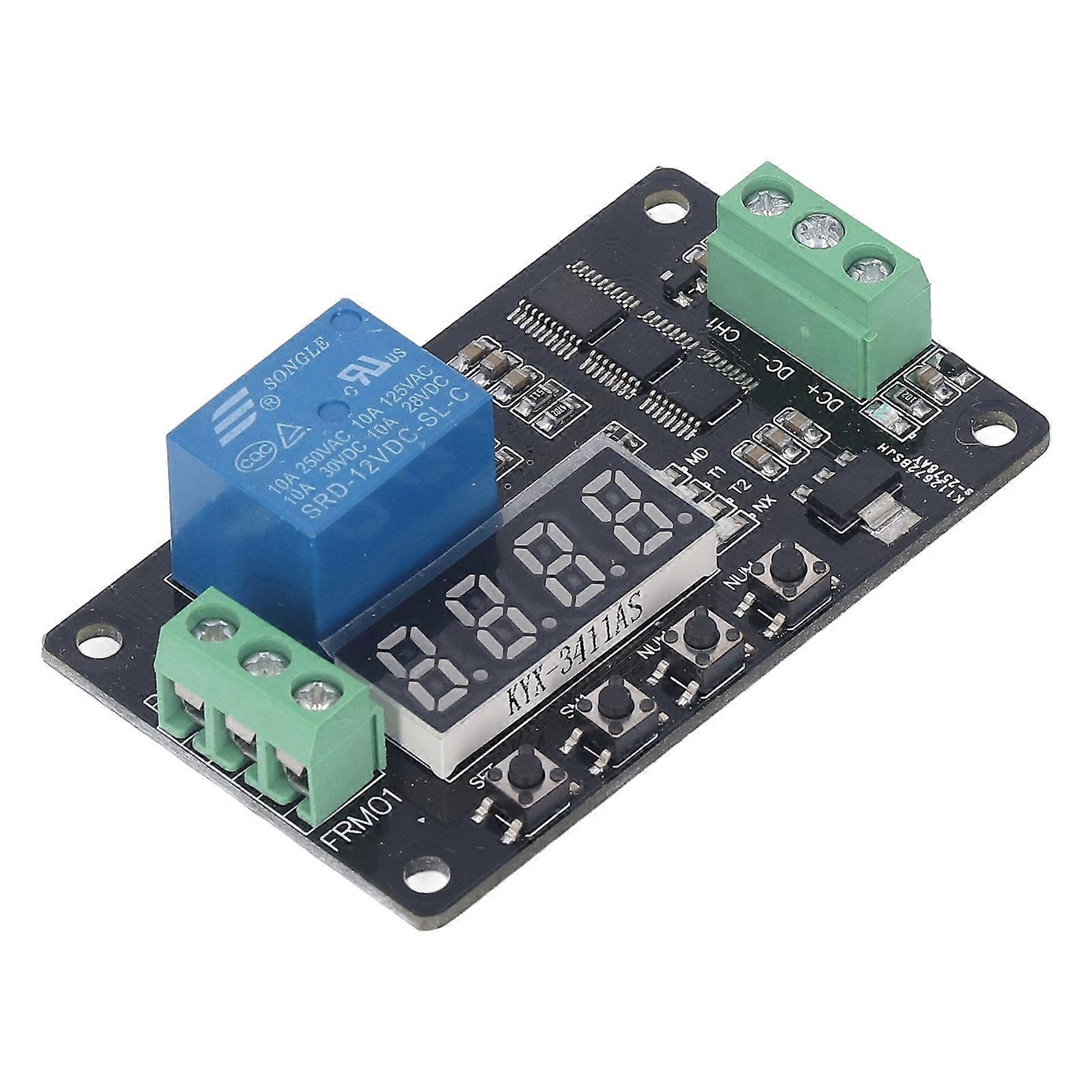 Time Delay Relay Programmable Timer Control Switch Controller Module Board for Home