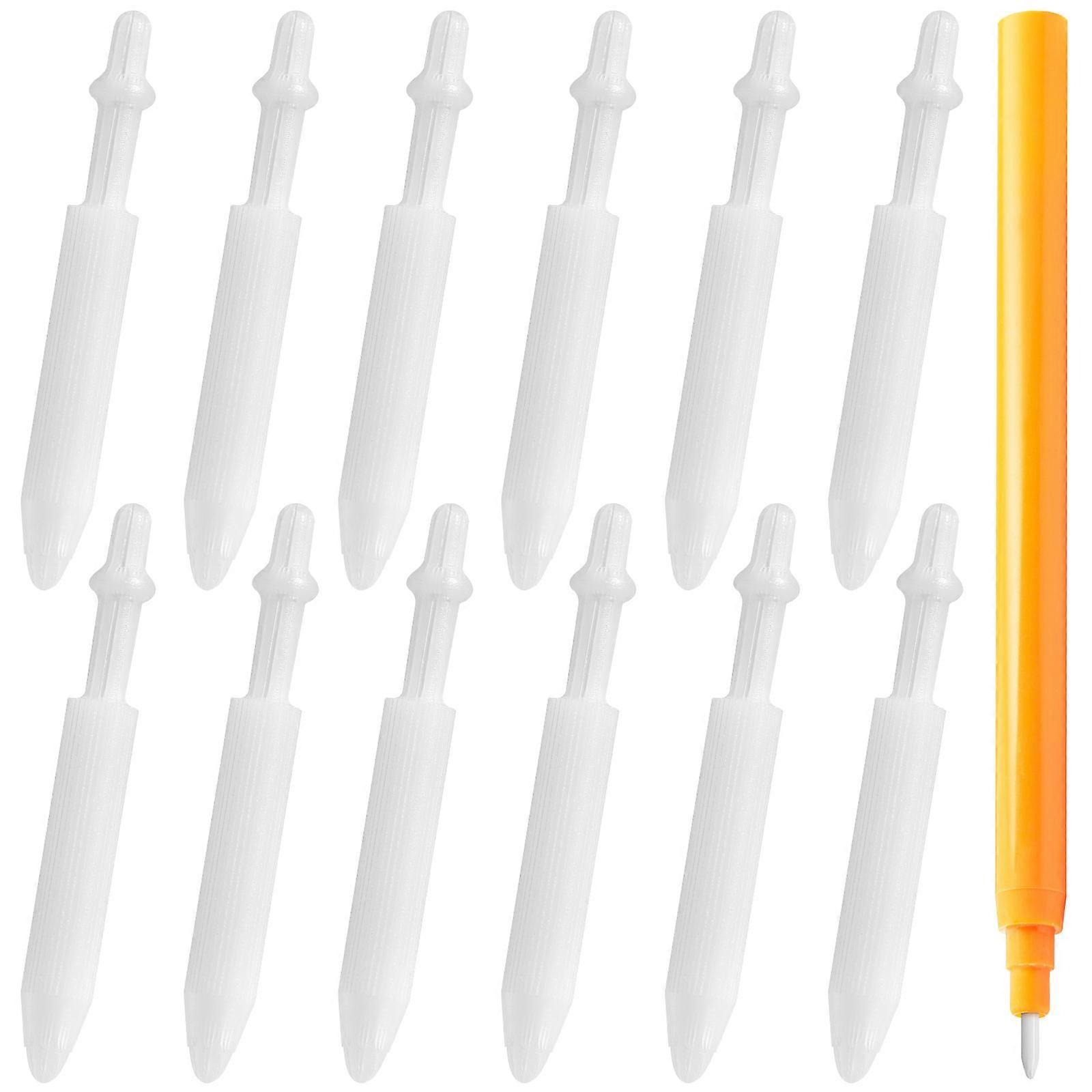 White Marker Nibs for Paint Pen Replacement Tips Nylon Material 200Pcs