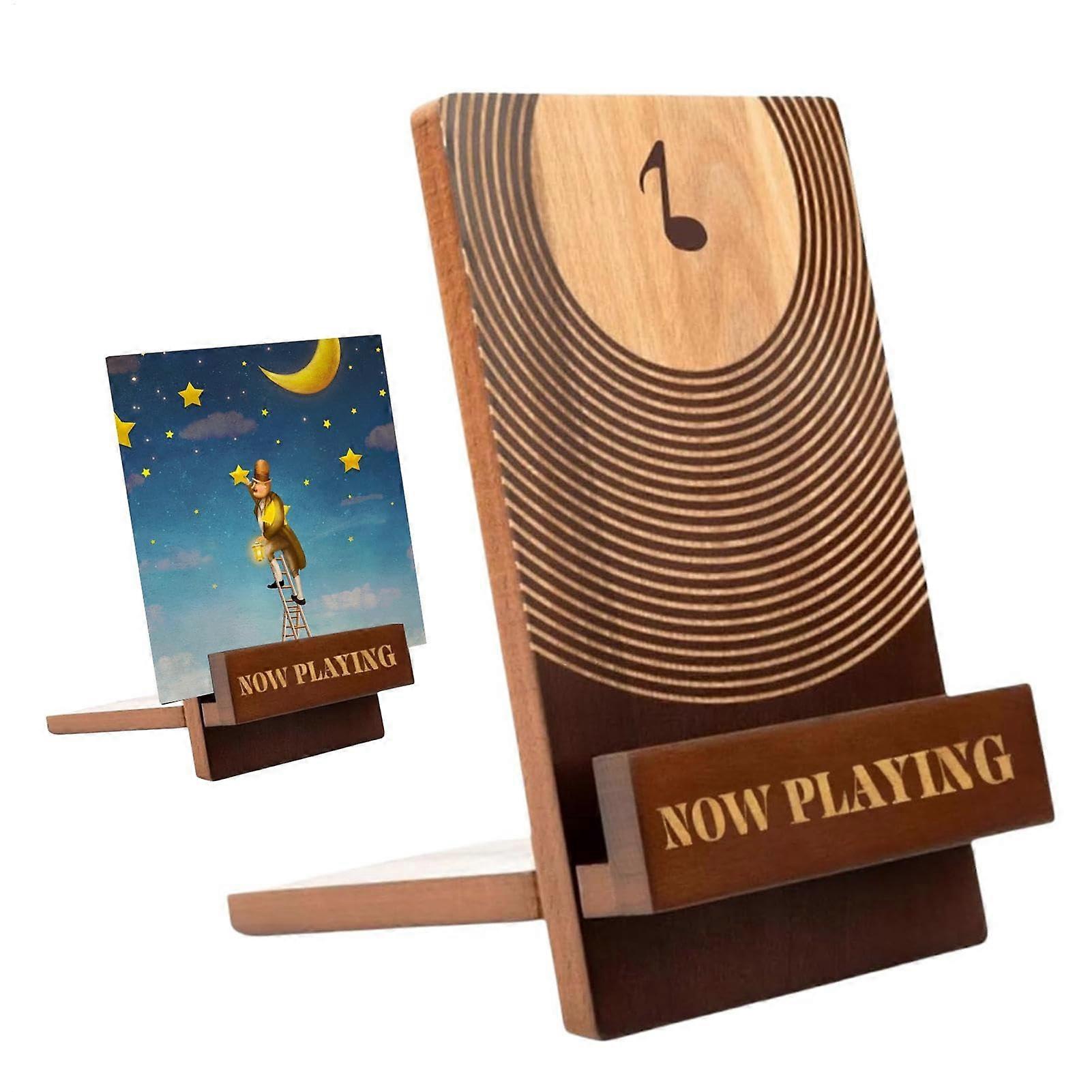 Wood Registration Support, Wooden Album Organizer Shelf, Recording Album Screen Shelf, SCRI Support