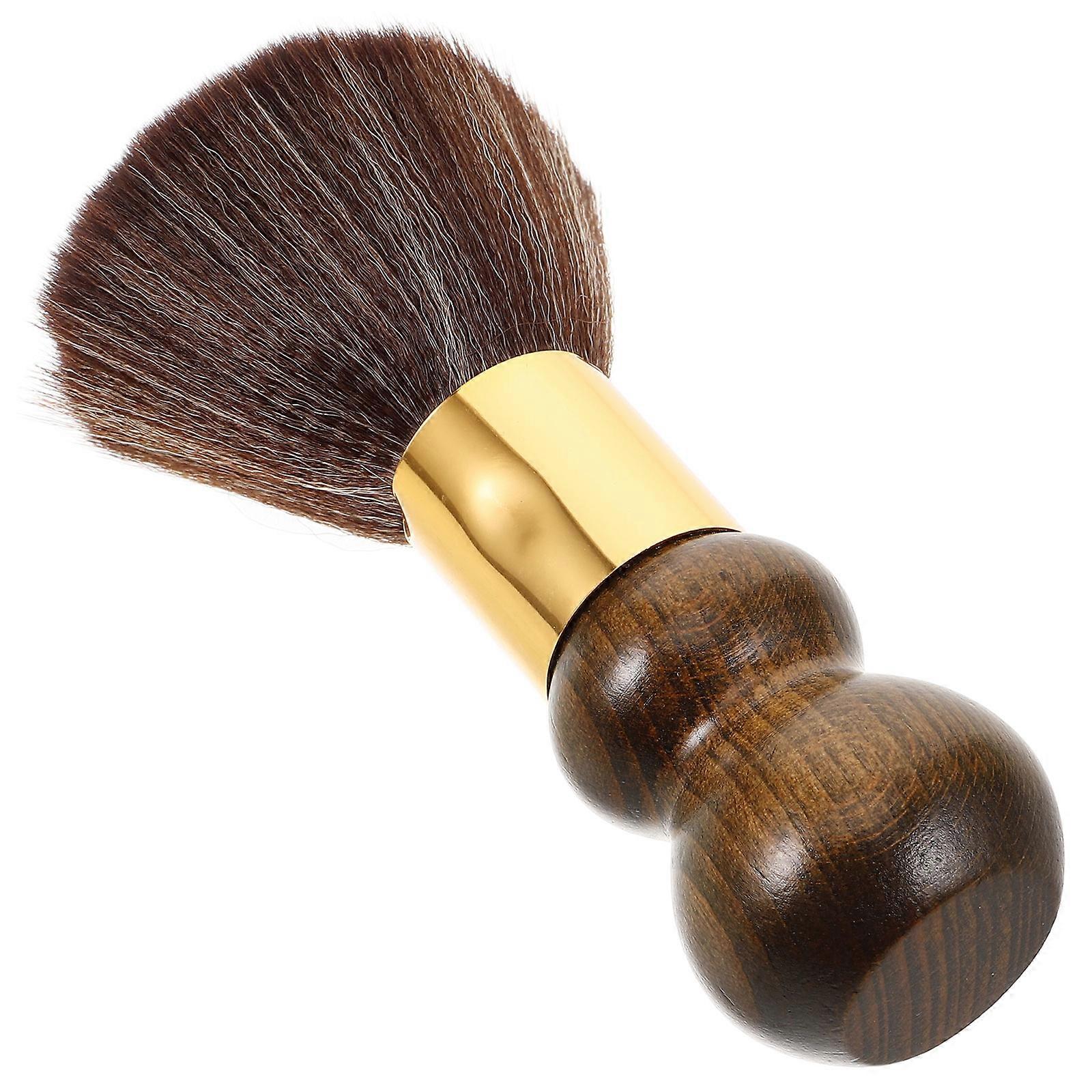 Men Beard Brush Wood Handle for Grooming 2Pcs Convenient Handheld Set