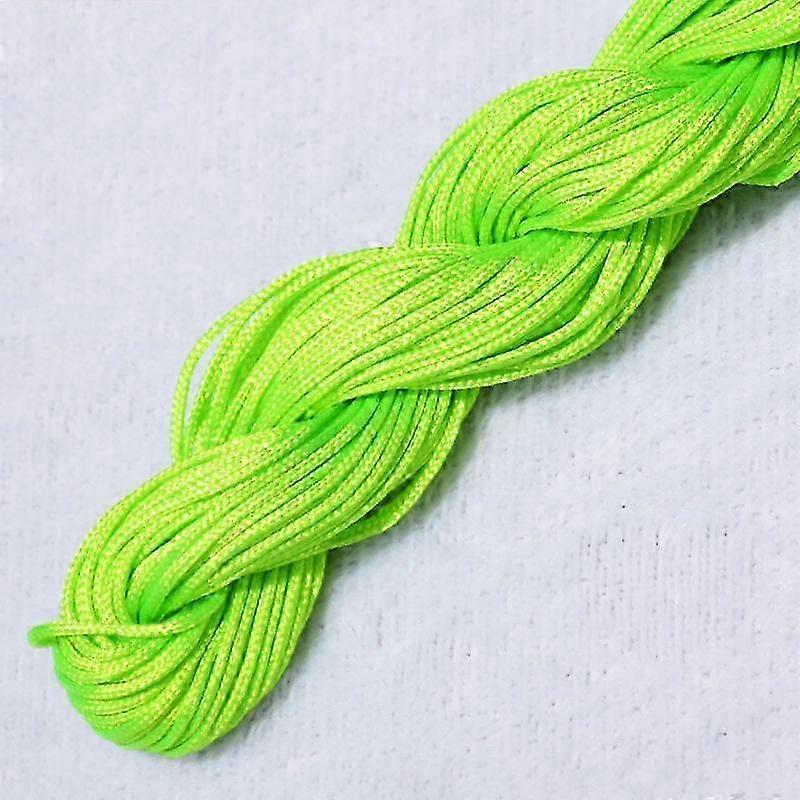Home Party Supplies Chinese Knot Braided String DIY Macrame Cord 20m High Quality Tassels 1.0mm Beading String Bracelet Nylon Cord Thread Popular 2025