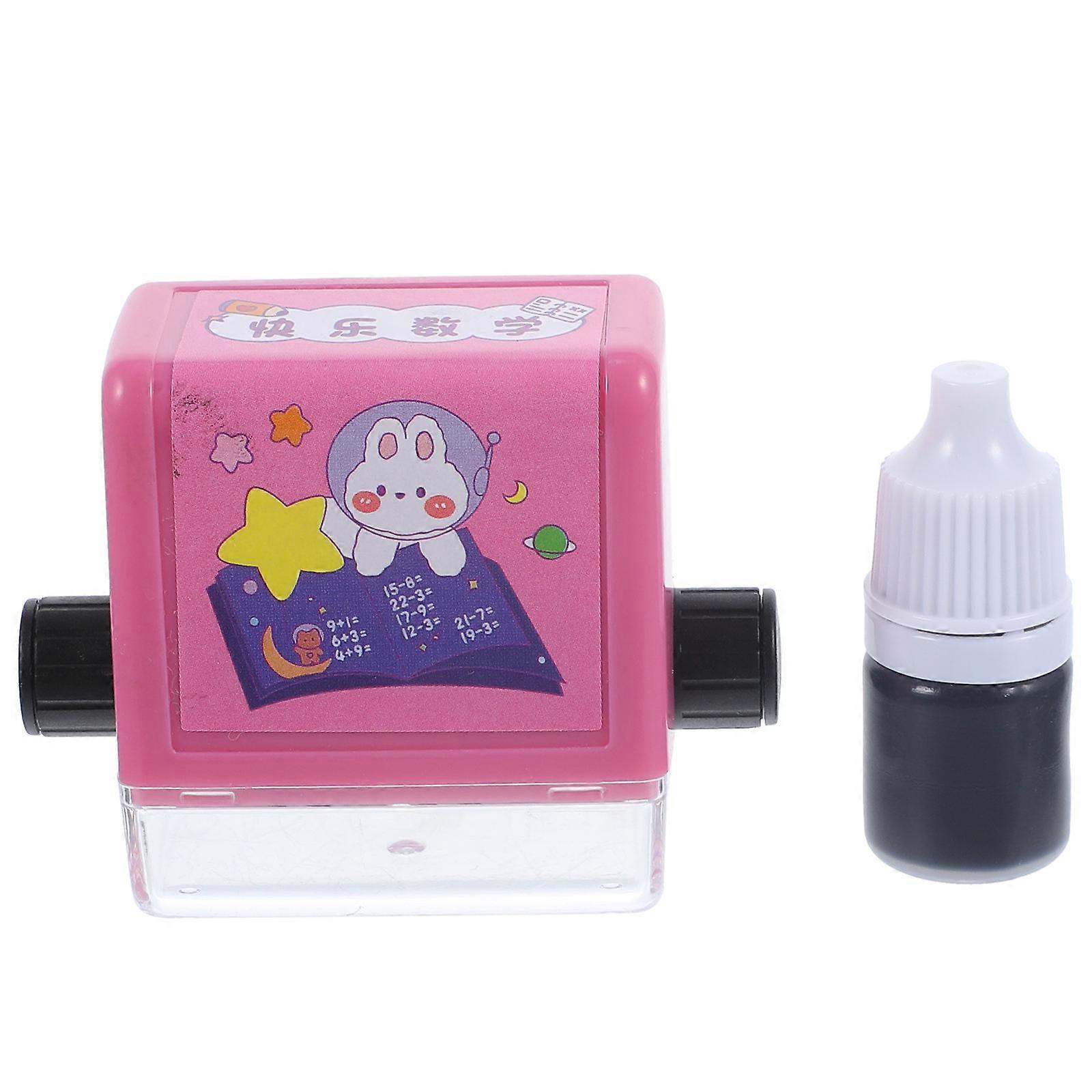 Math Roller Stamp for Kids Use 1Set of Learning Roller Stamps