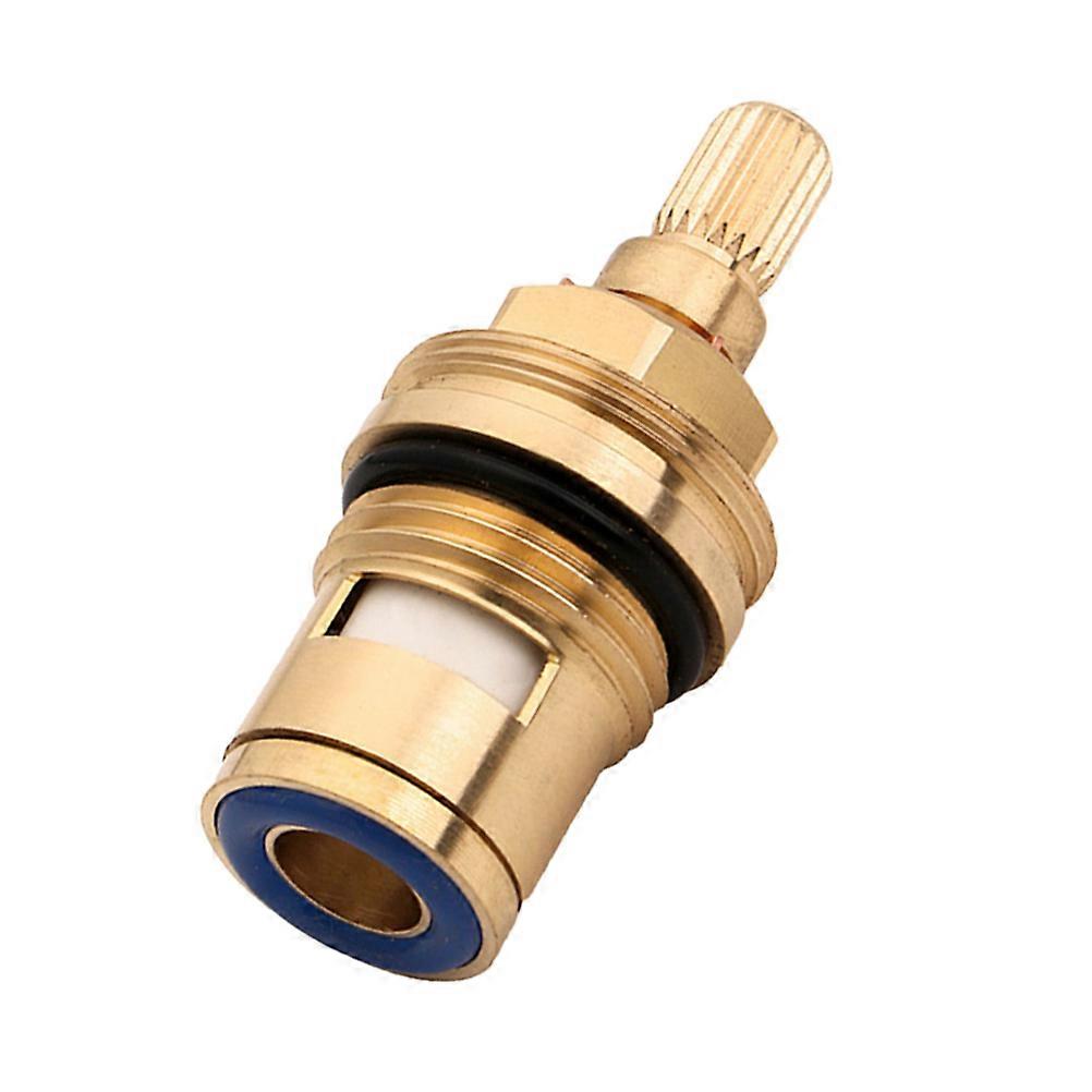 Golden Copper Faucet Valves Core for Hot Faucet Replacement 2Pcs Durable