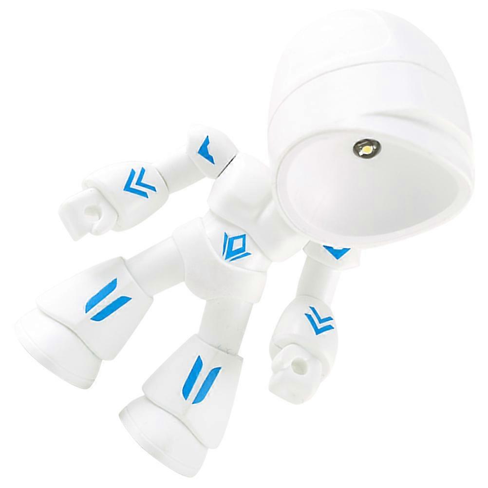 Robot Lamp 4Pcs Adjustable LED Night Lamp for Aesthetic Bedside Lighting