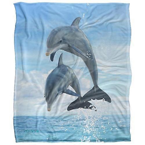 Royce McClure Silky Dolphin Jumpers Supersoft Blanket