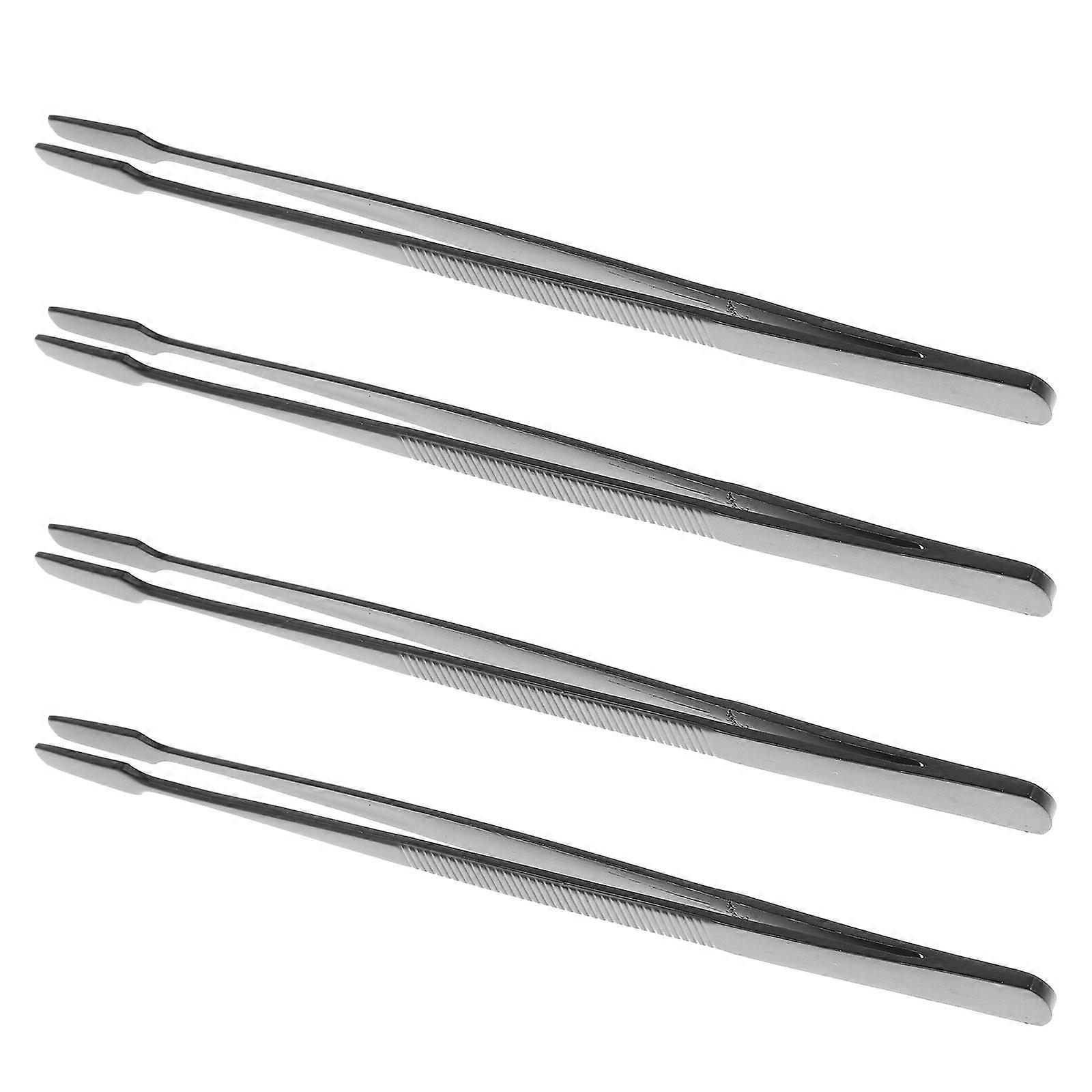 Stainless Steel Lash Tweezers For Craft Enthusiasts 8Pcs Precision Grip For False Eyelash Application