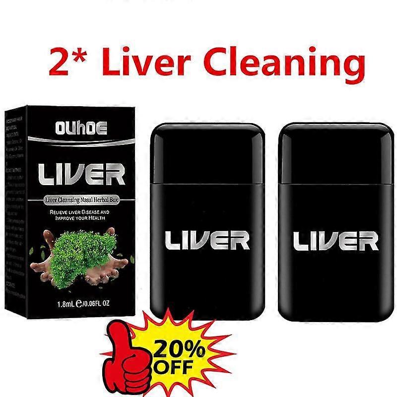 2PACK GFOUK Växtbaserade Leverrengöring Nasal Box