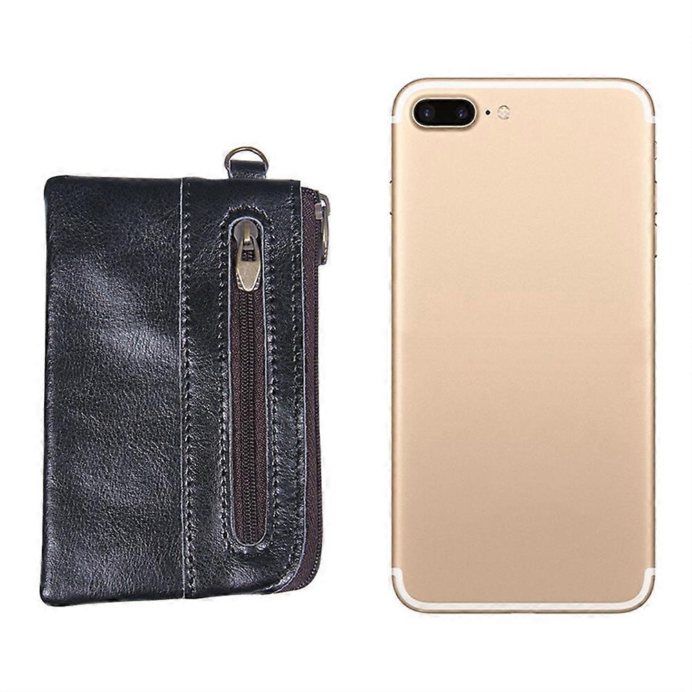 Business Meetings Men Wallet Material Rectangular Shape Zipper Closure 1PC