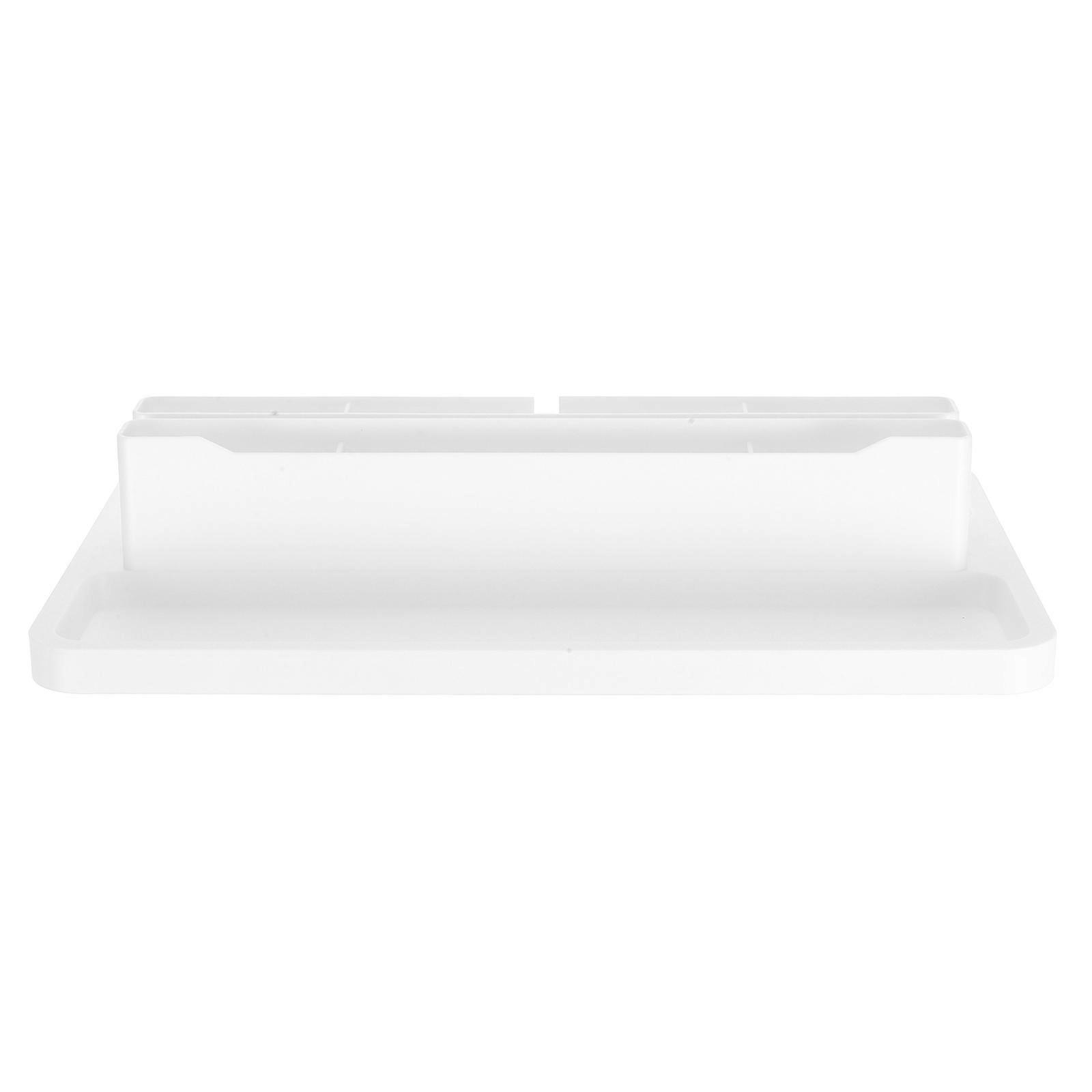 Plastic Pegboard Panel Desk Stand White Base for 5Pcs Table Support