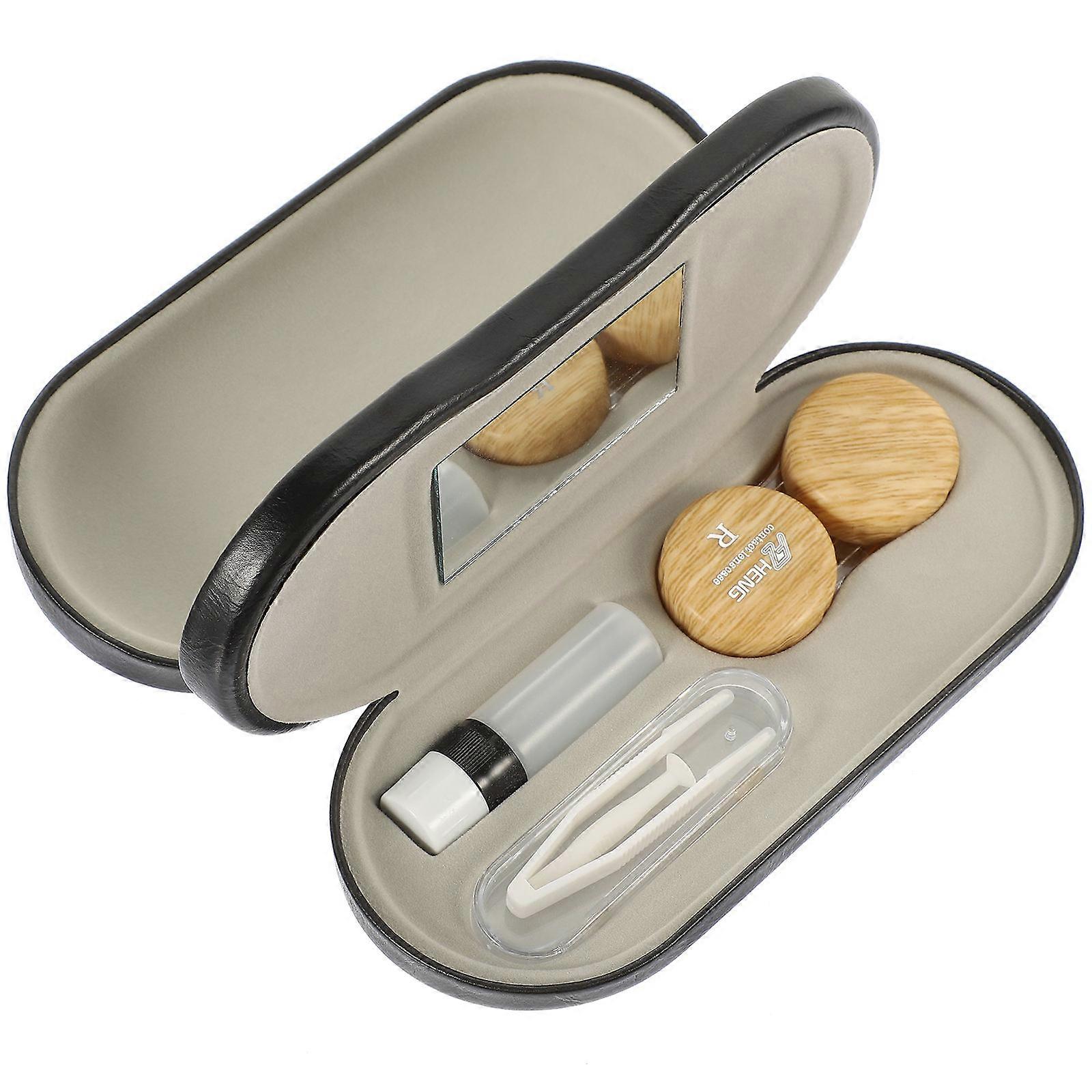 Glasses Case Designed for Dual-Use Function with 5Sets Organizer