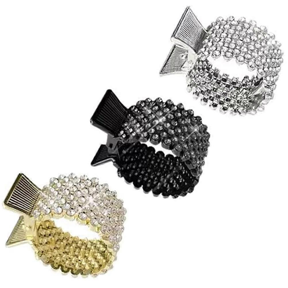 High Ponytail Hair Claw Clips 12Pcs Rhinestone Designed For Women Assorted Color Suitable For Parties Ceremonies And Special Occasions