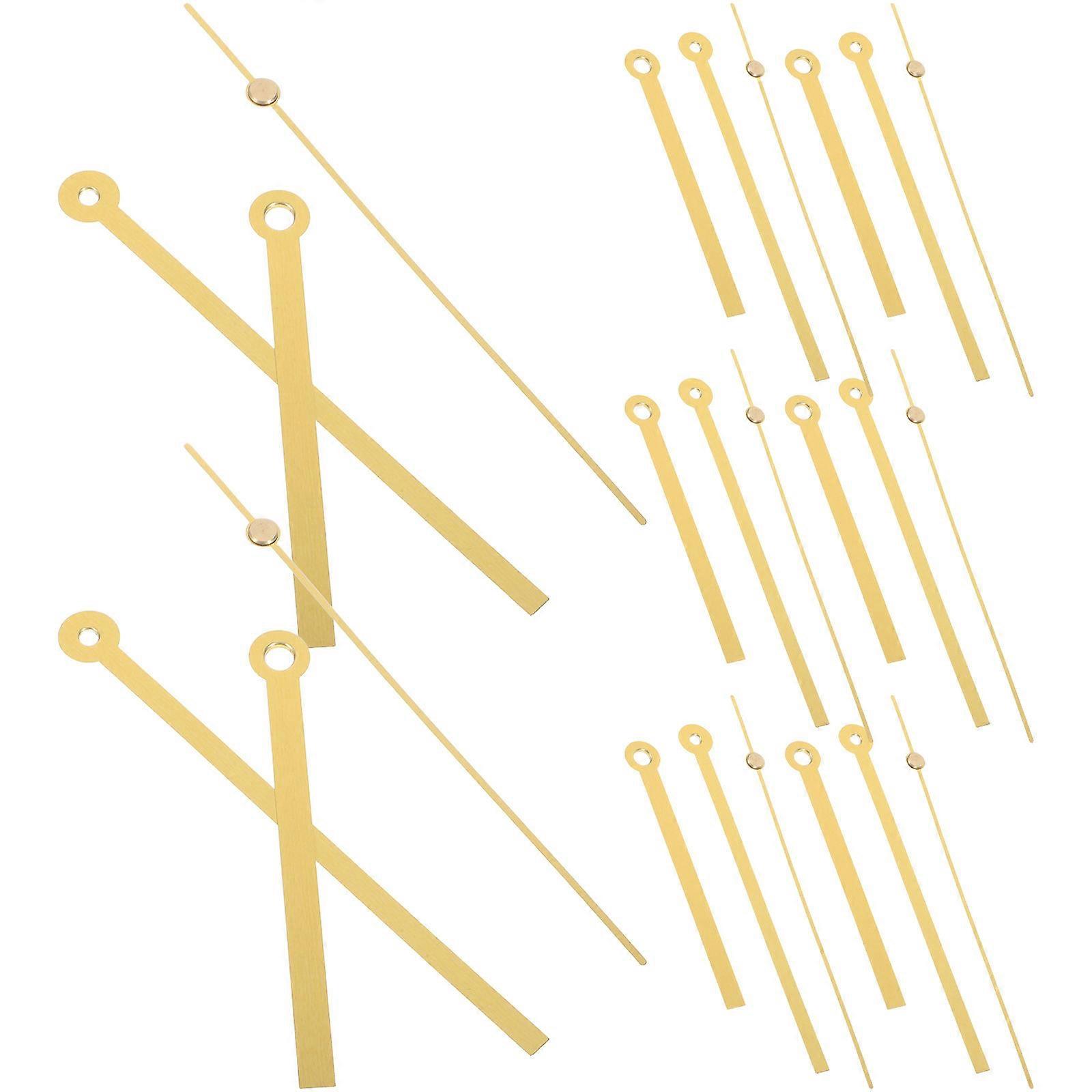Wall Clock Hands Replacement 50 Sets DIY Clock Hands Accessories For Home DIY Projects Golden Color