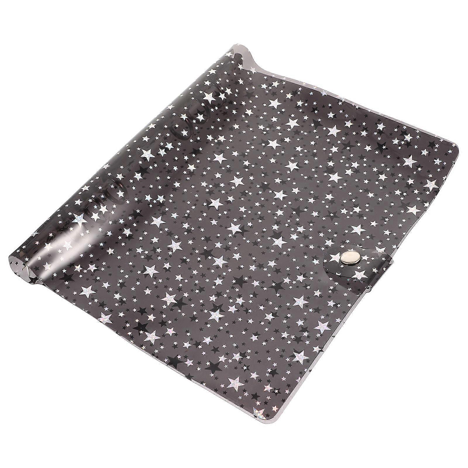 Binder Notebook Shell Black for Writing 5Pcs Office Accessory Scrapbook Cover