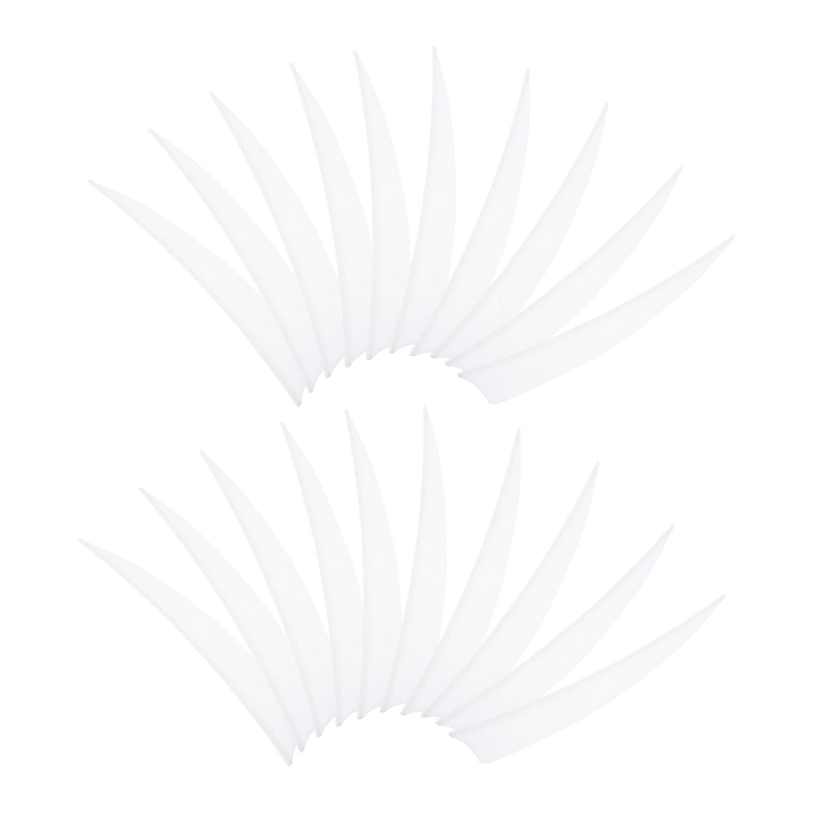 Turkey Tail for Stable Flight 20Pcs White Pack