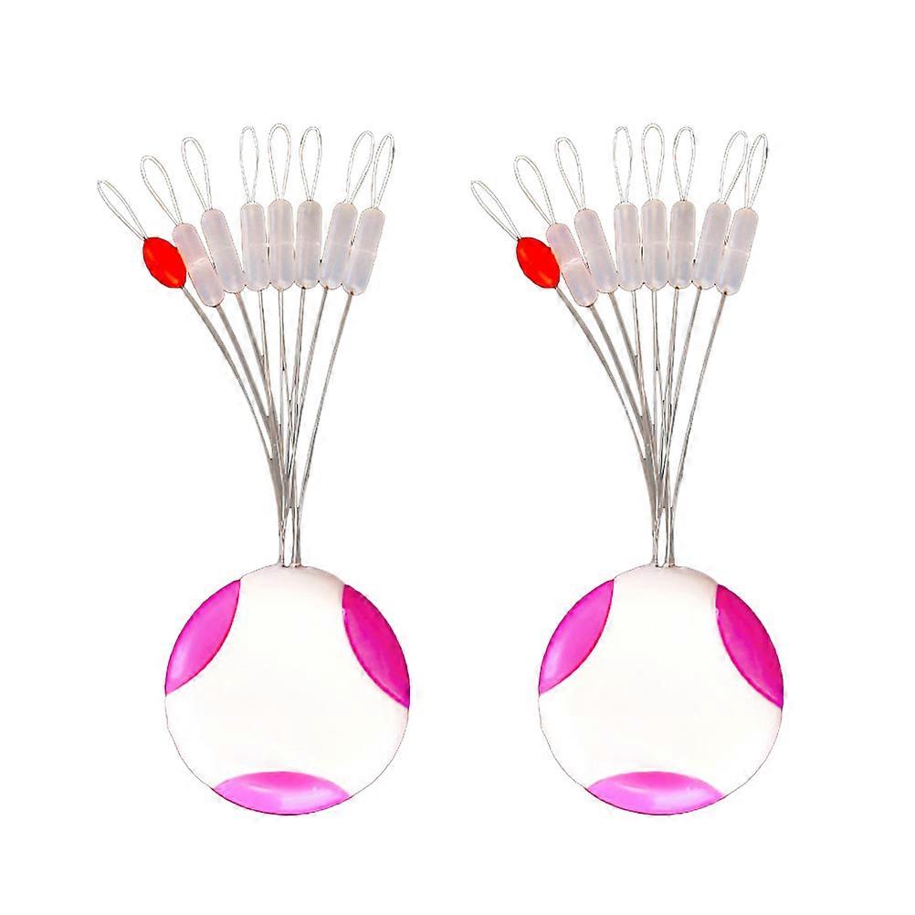 Cylindrical Long Beans Silicone Fishing Tools Space Beans 30Pcs