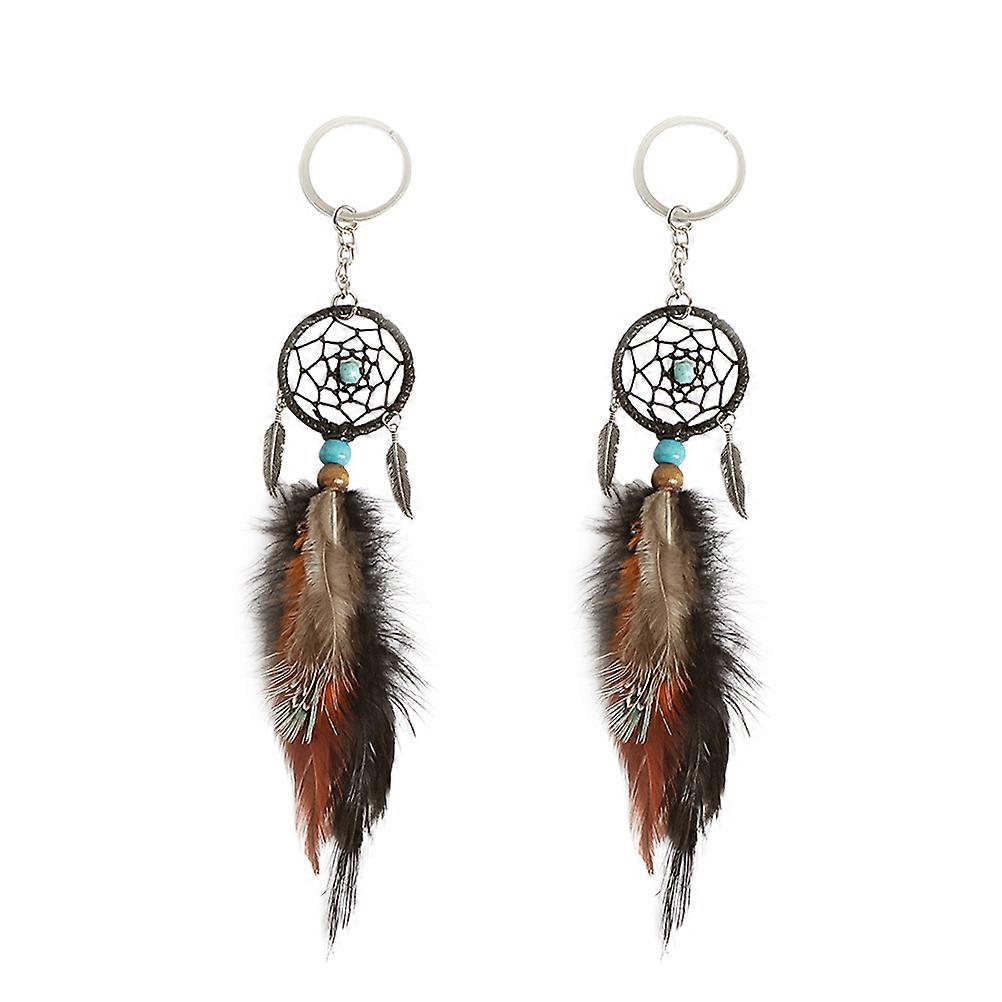 Key Ring Dreamcatcher Keychains for Decoration 6Pcs Set