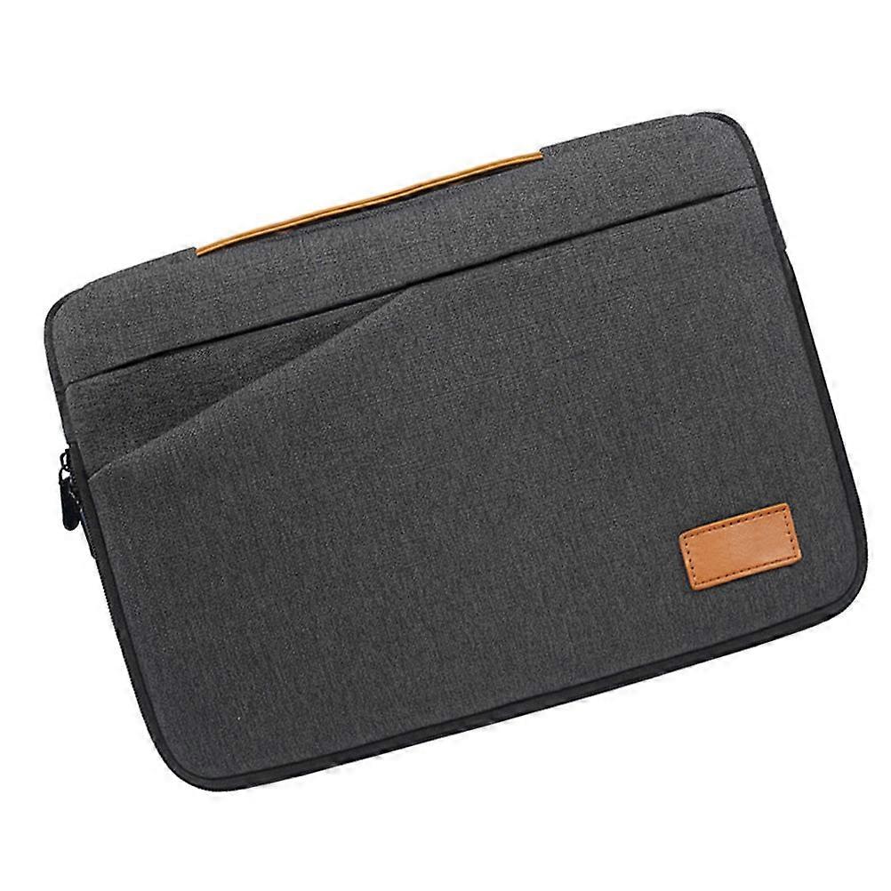 Dark Grey Laptop Carry Bag for Storage 2Pcs Multi-Function Polyester Tote