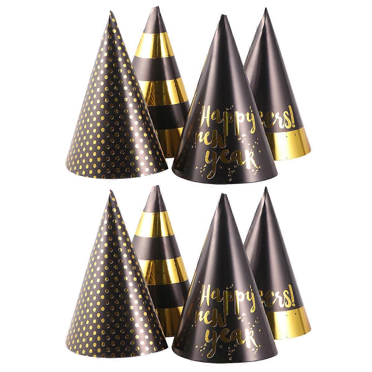 Novelty Cap Party Hats for Birthday Use 16Pcs Paper Cone Hats