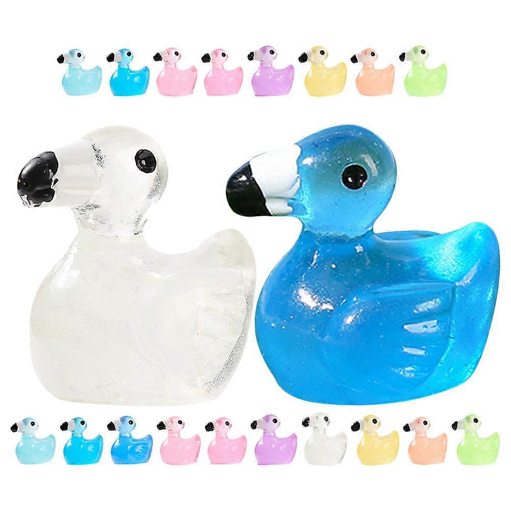 Decorative Tiny Flamingos Resin Models For Gift Giving And Collectors Craft Projects 100 Pcs