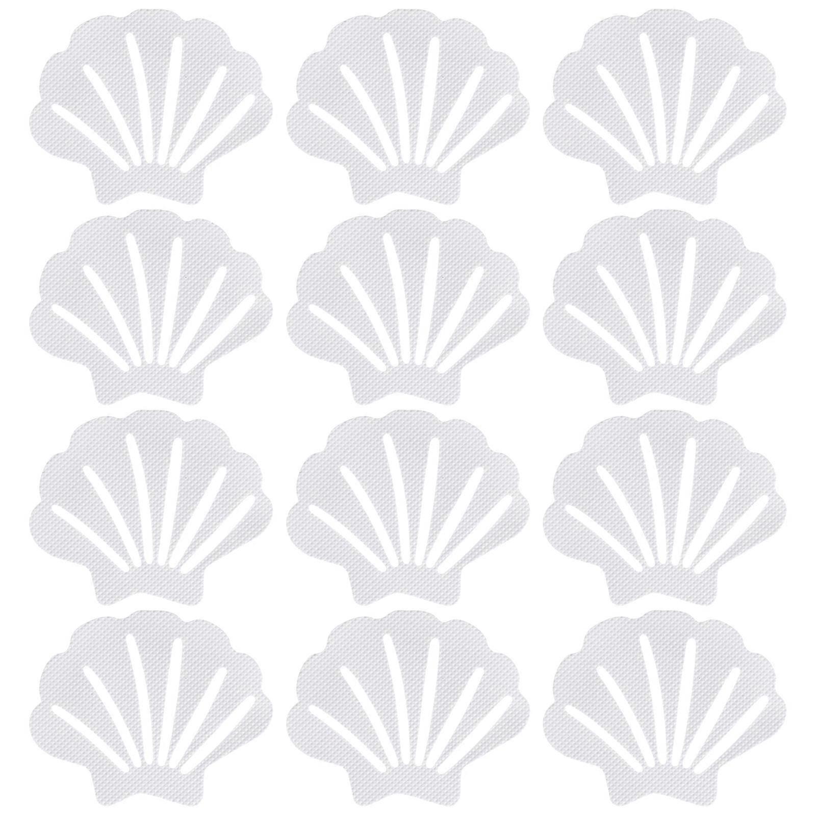 Non Slip Bathroom Sticker Shell Design for Safety 4Pcs Topbathy Set