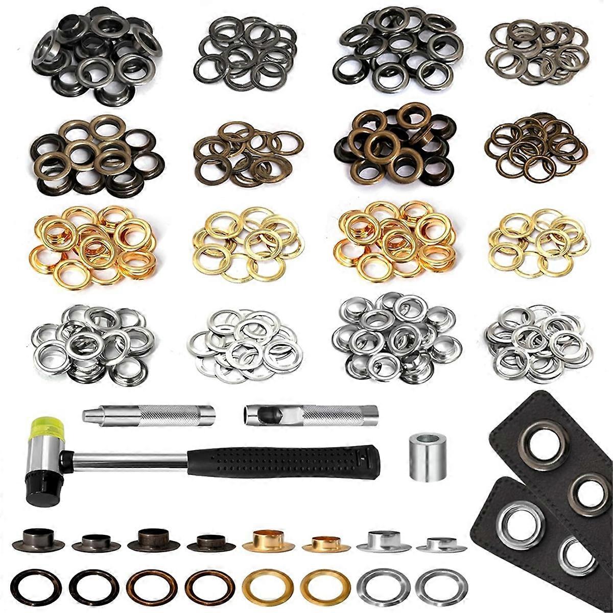 120 Sets 1/2 Inch Grommet Tool Kit
1/2 Inch Grommet Tool Kit